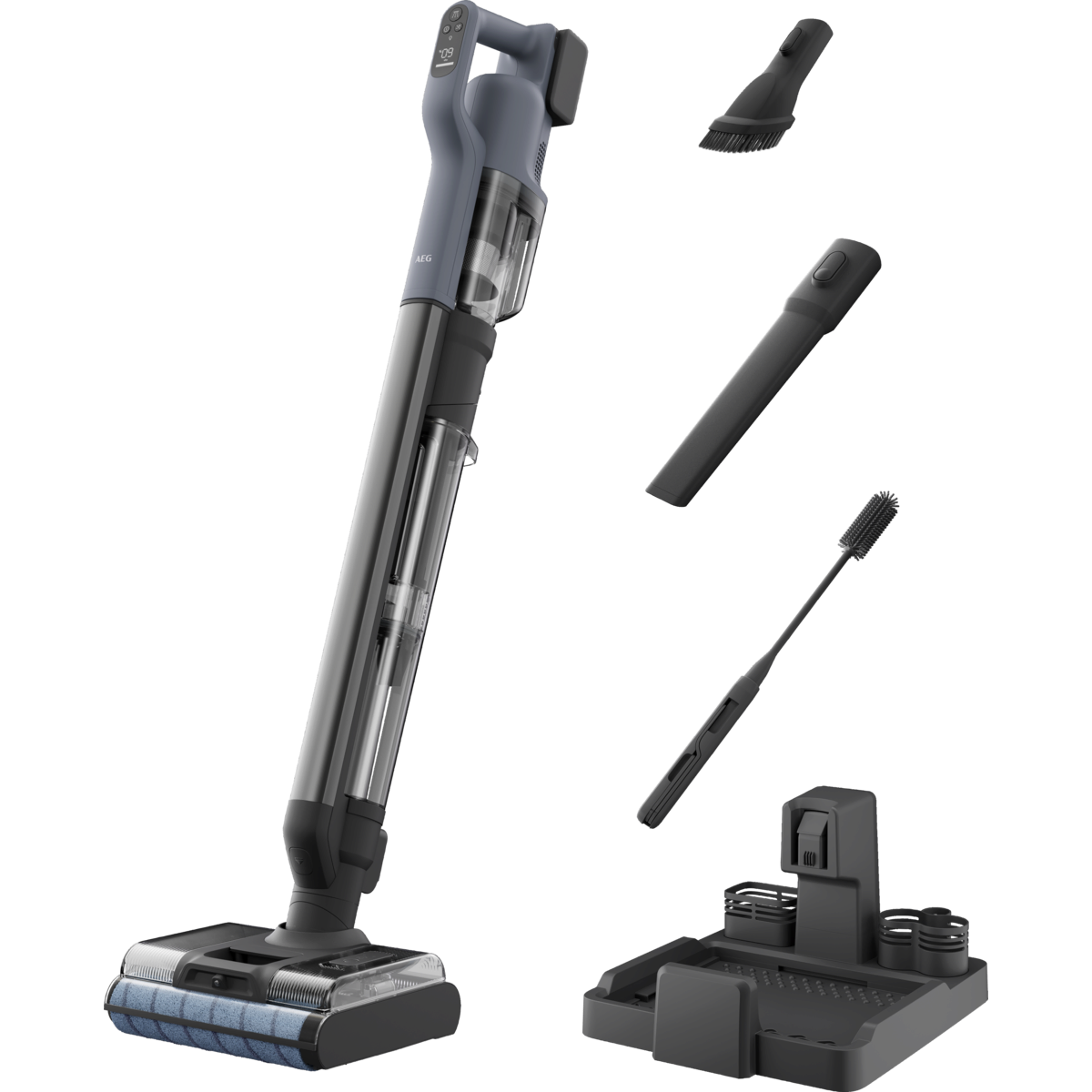 AEG 8000 2-in1 Wet&Dry Akku-Staubsauger / Akku-Laufzeit: bis zu 35 Min. / Farbe: Light Denim Blue AW82U1DB