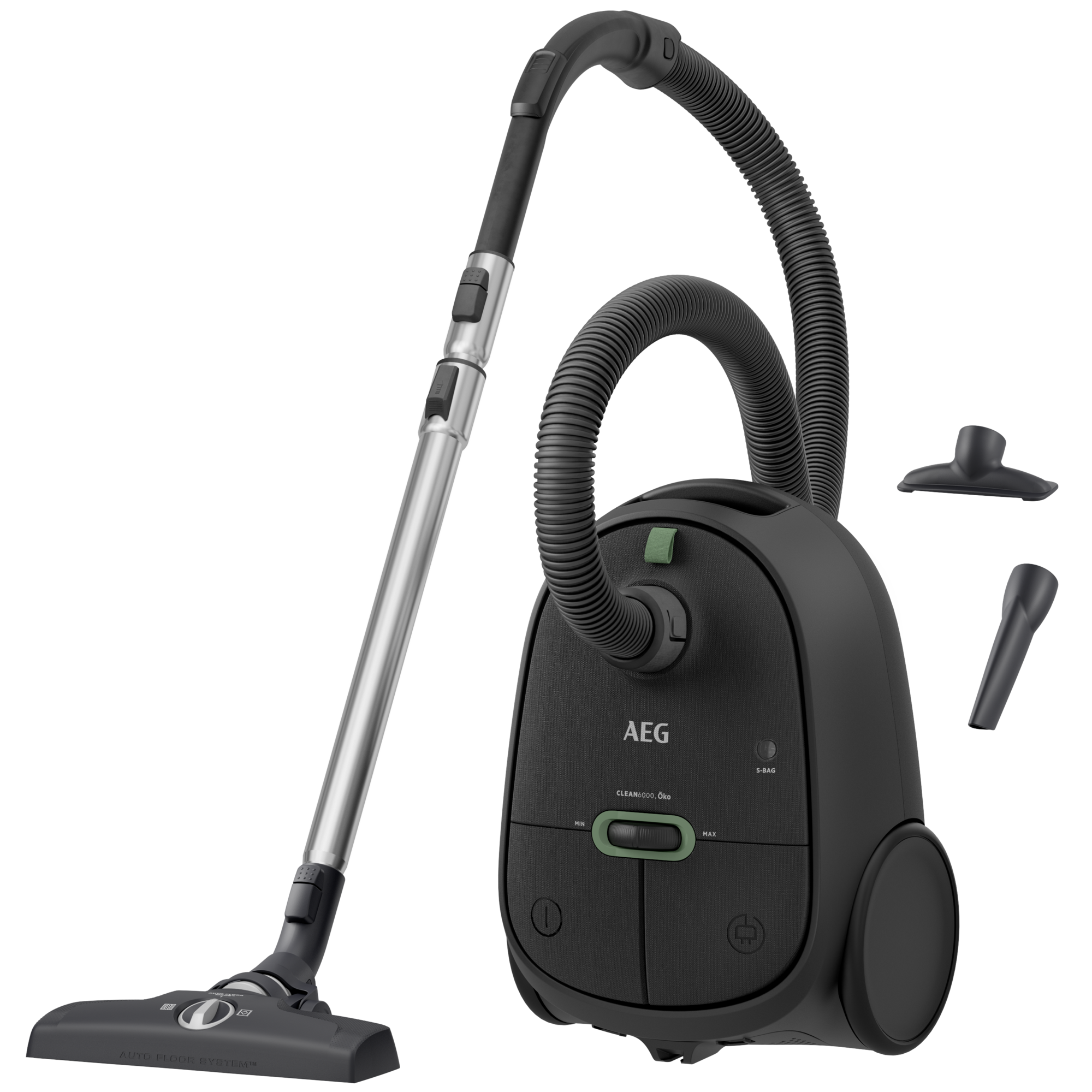 AEG CLEAN 6000 ÖKO Staubsauger mit Beutel / Farbe: Granite Grey recycled AB61C1OKO