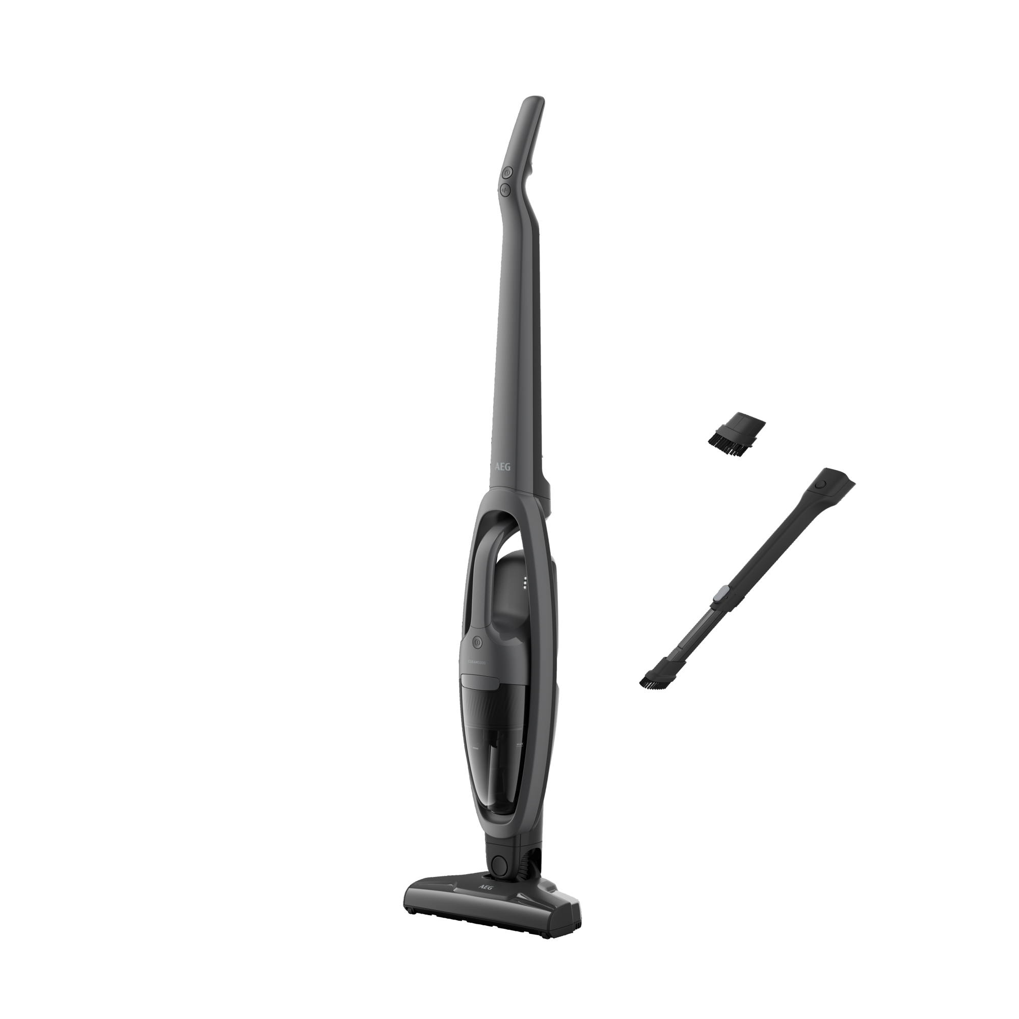 AEG CLEAN 5000 Akku-Staubsauger kabellos / Akku-Laufzeit: bis zu 45 Min. / Farbe: Dark Grey AS52CB18DG