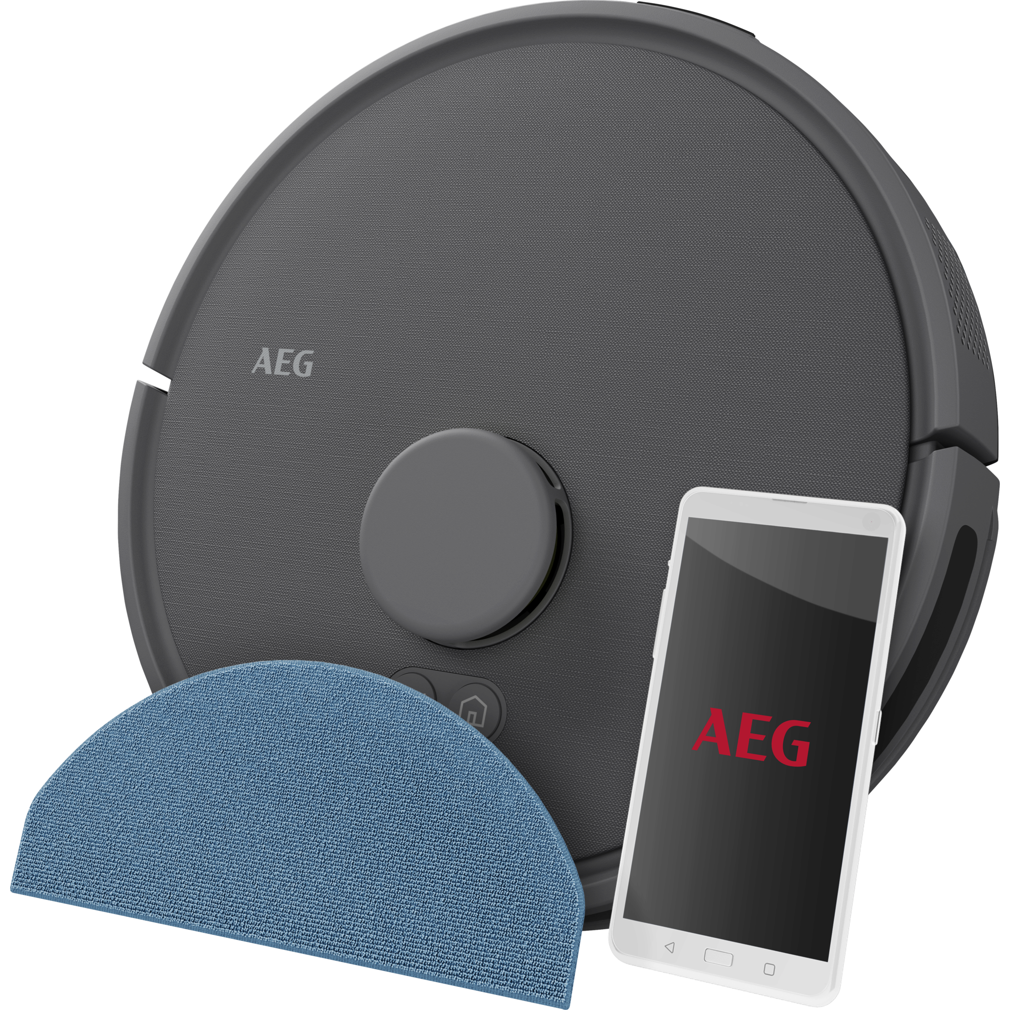 AEG 7000 Robot Vacuum Cleaner Saugroboter Lidar / Farbe: Dark Grey AR71HW1DG