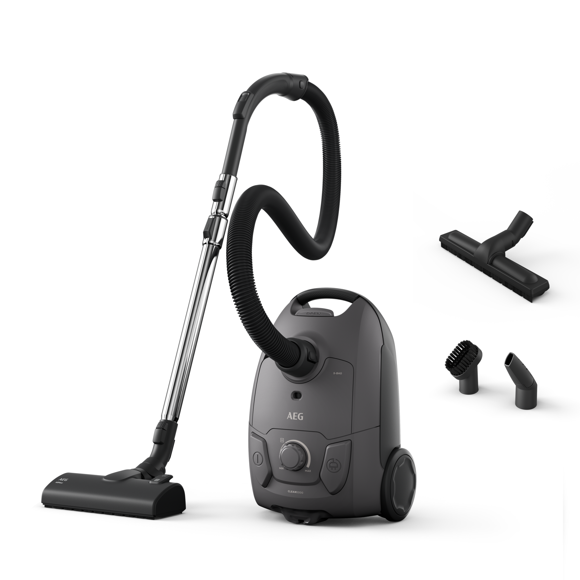 AEG 5000 Staubsauger mit Beutel / Farbe: Dark Grey AB51C2DG