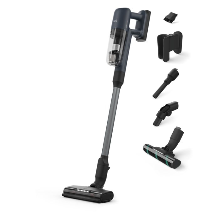 AEG 7000 Akku-Staubsauger kabellos / Akkulaufzeit bis zu 50 Minuten / Farbe: Denim Blue AP71U142MM