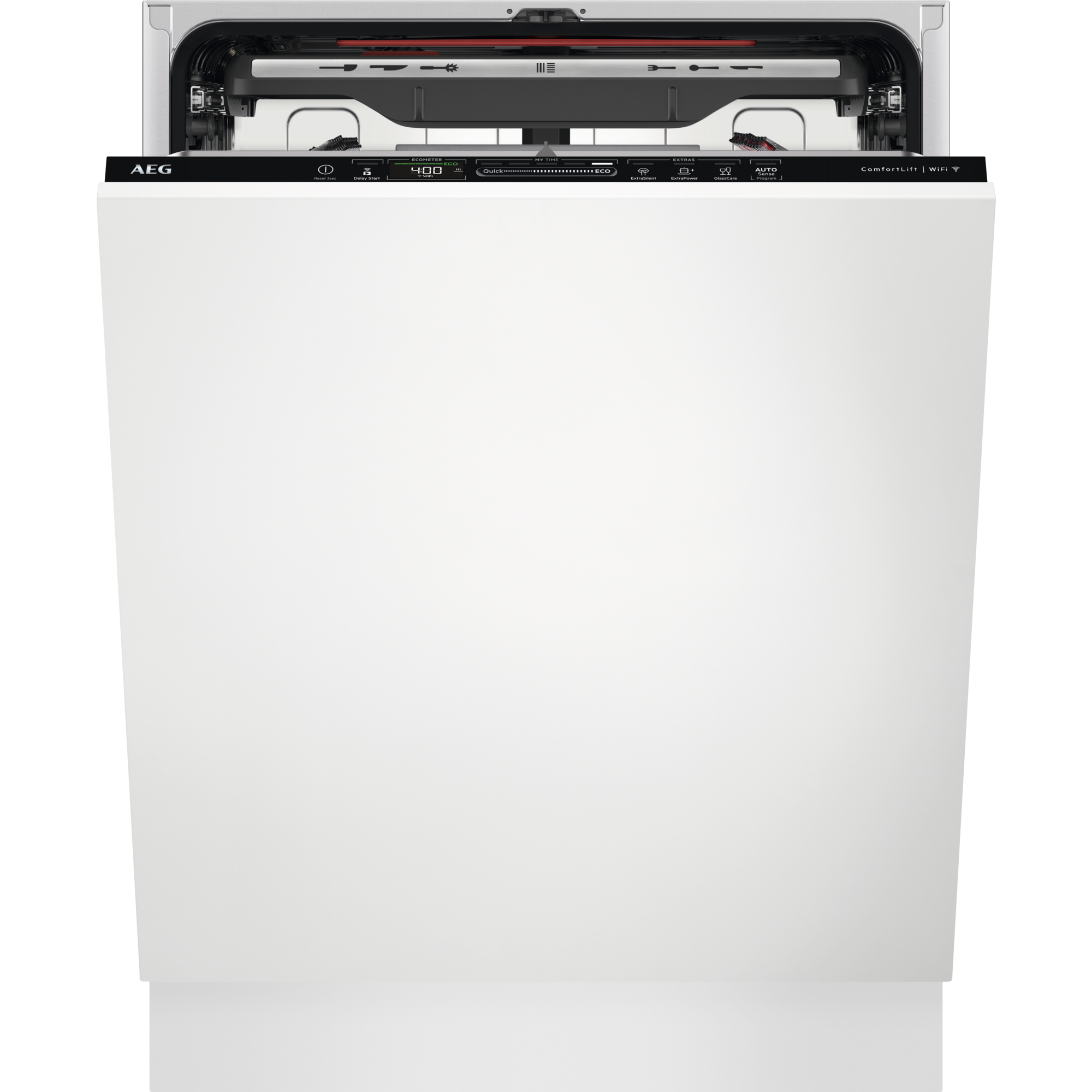 AEG 9000 ComfortLift® / Vollintegrierter-Geschirrspüler / WLAN-fähig 60 cm / MaxiFlex Besteckschublade / QuickSelect Display F94SV808P