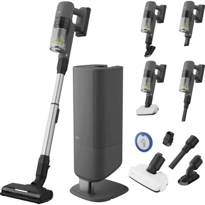 AEG 7000 Akku-Staubsauger kabellos / Akkulaufzeit bis zu 50 Minuten / Farbe: Dark Grey AP72UB21ES