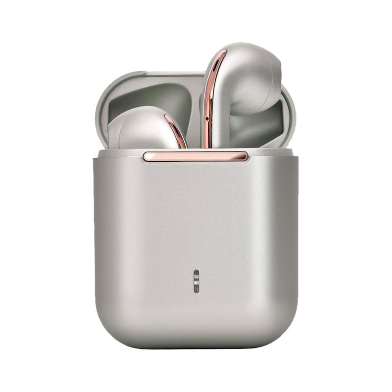 Nabo Ears rosé-gold True-Wireless In-Ear Kopfhörer mit Wireless Audio und Freisprechfunktion, Powerbank-Ladeetui