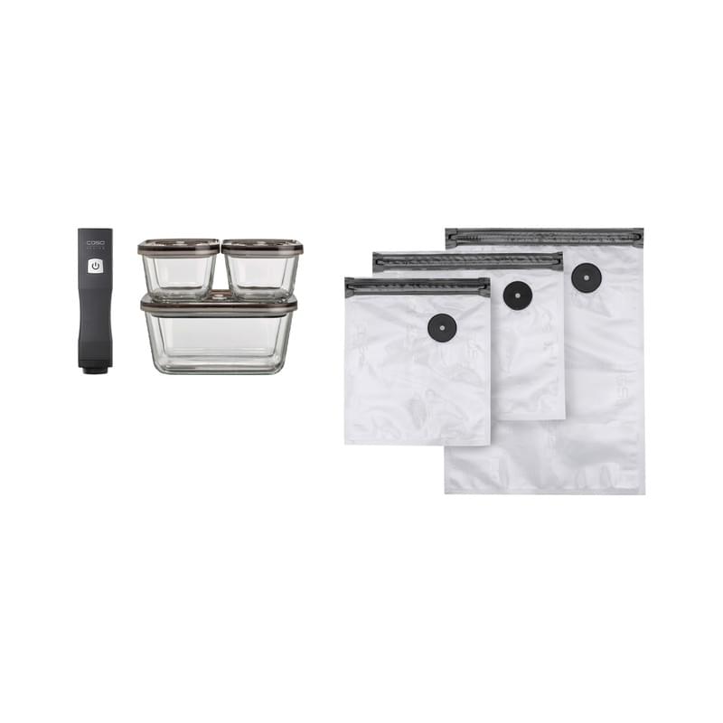 Caso Vacu OneTouch Eco-Set Handvakuumierer inkl. Zubehör