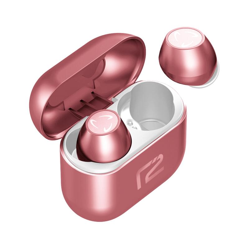 ready2music Chronos Air Buds rosé True-Wireless In-Ear Kopfhörer mit Bluetooth und Freisprechfunktion