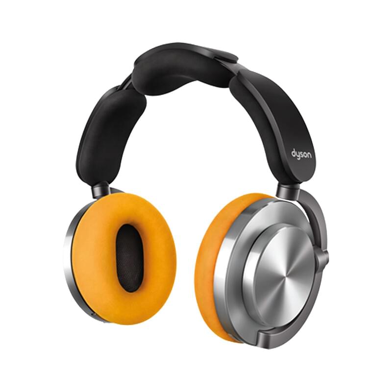 Dyson OnTrac gelb/aluminium Over-Ear Kopfhörer mit Bluetooth, Noise Cancelling & Freisprechfunktion