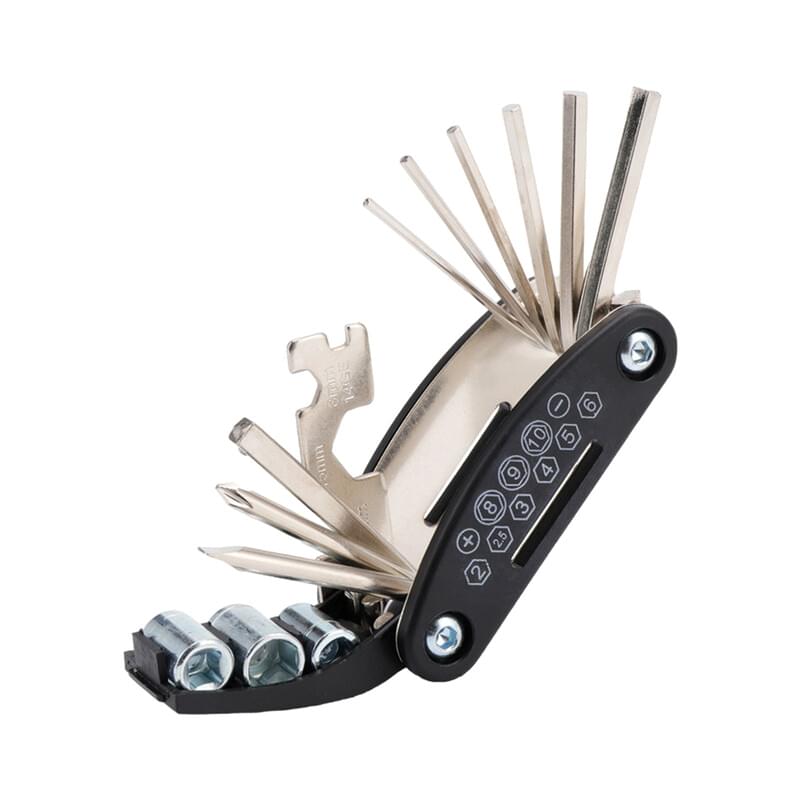 BE COOL Multi-Inbus-Werkzeug 16in 1 Universal-Werkzeug für Fahrräder u. Scooter