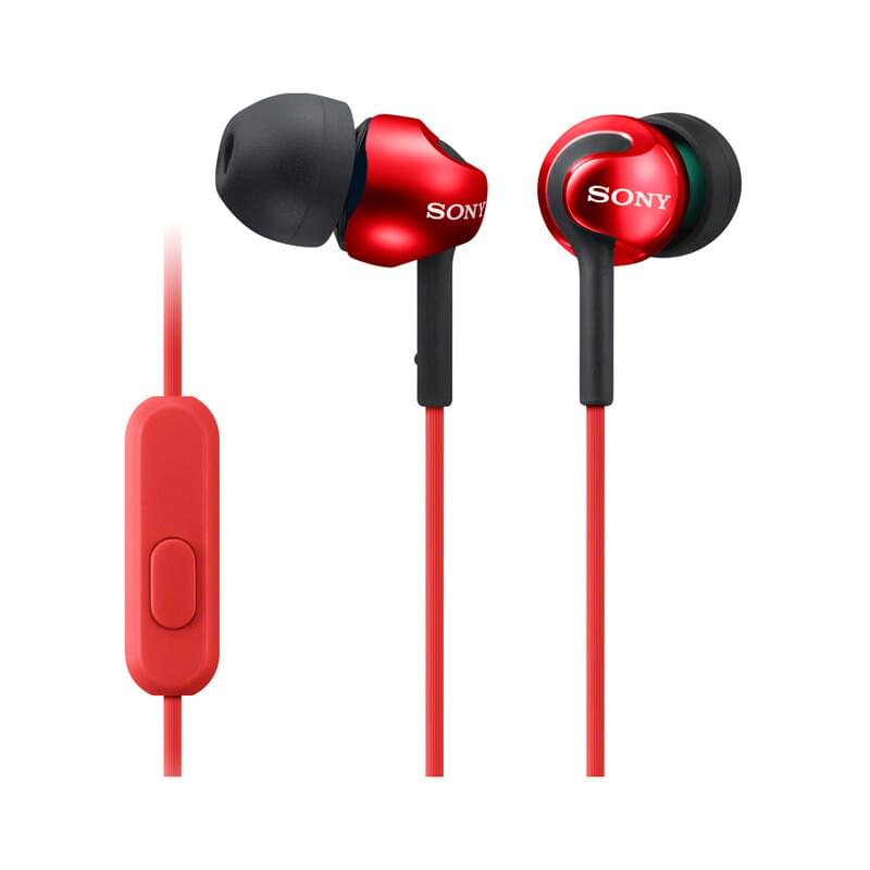 Sony MDREX110APR rot In-Ear Kopfhörer mit Freisprechfunktion