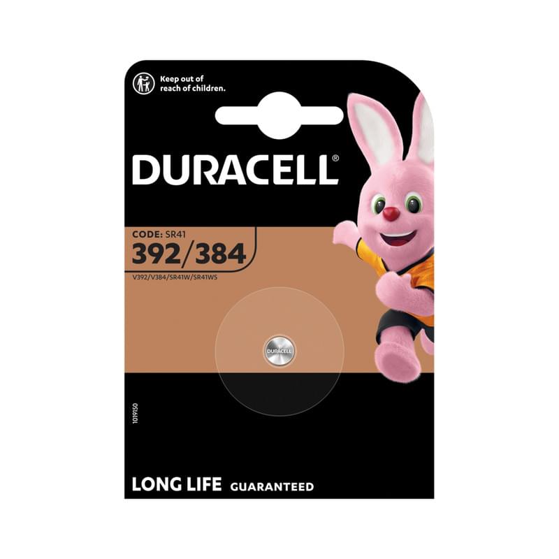 Duracell 392/384 (SR41) B1 Watch Knopfzelle Blister 1