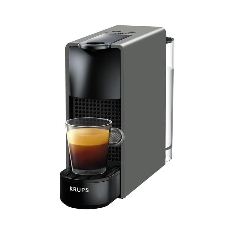 Krups Nespresso XN110B Essenza Mini Grey Kapselmaschine