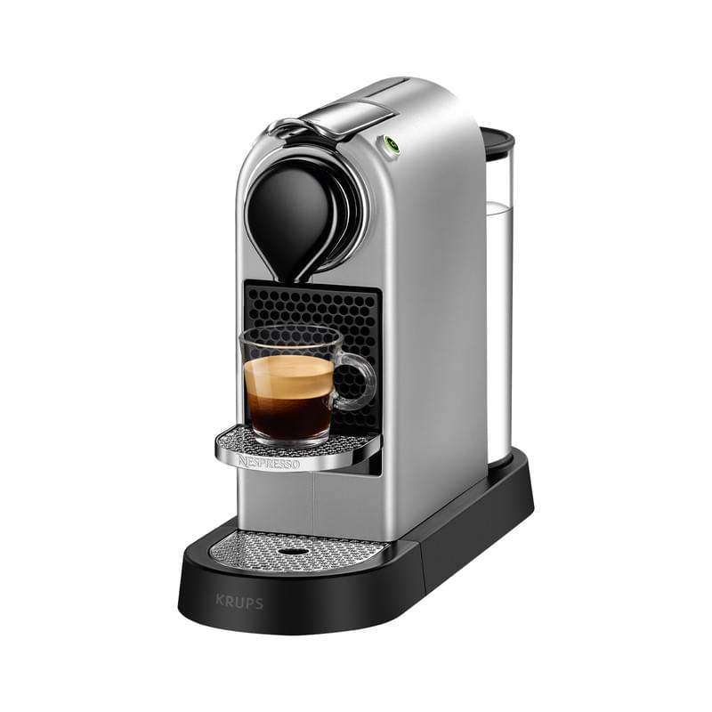 Krups Nespresso XN741B CitiZ Silber Kapselmaschine