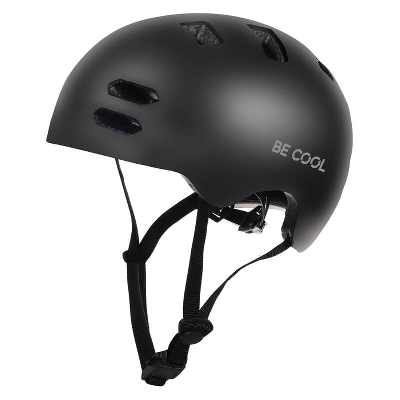 BE COOL Unisex Schutzhelm S für Kinder/Jugendliche (53-55cm), für Fahrräder und Scooter