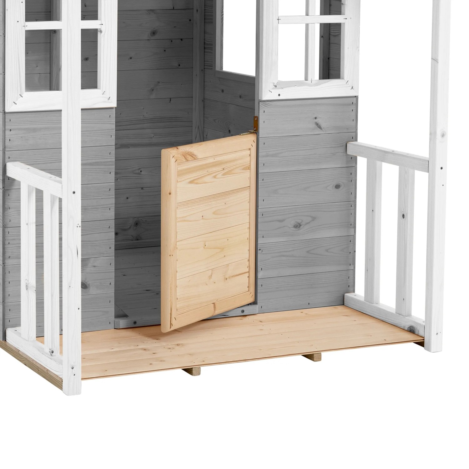 Zwerkules Spielhaus Valli 137 cm x 121 cm x 140 cm Grau FSC®