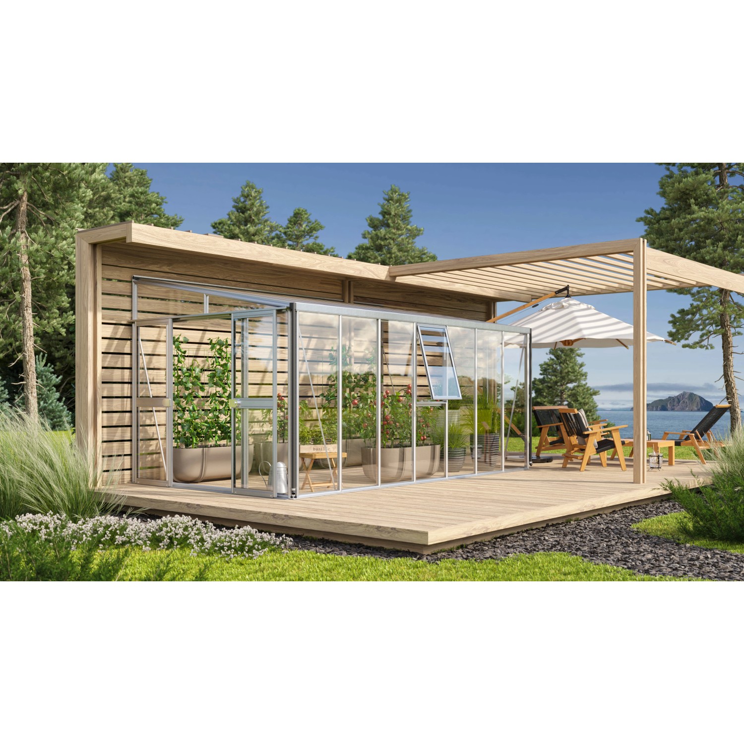 Vitavia Gewächshaus Athena 11900 Alu 11,9 m²