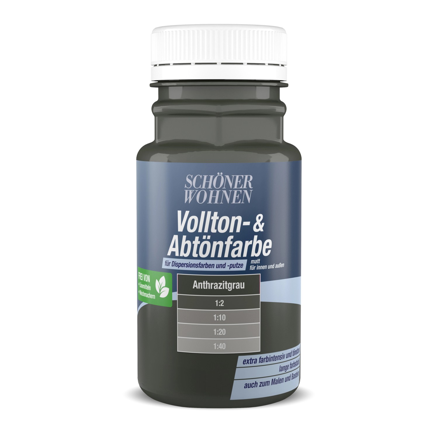 Schöner Wohnen Voll- und Abtönfarbe Anthrazitgrau 125 ml