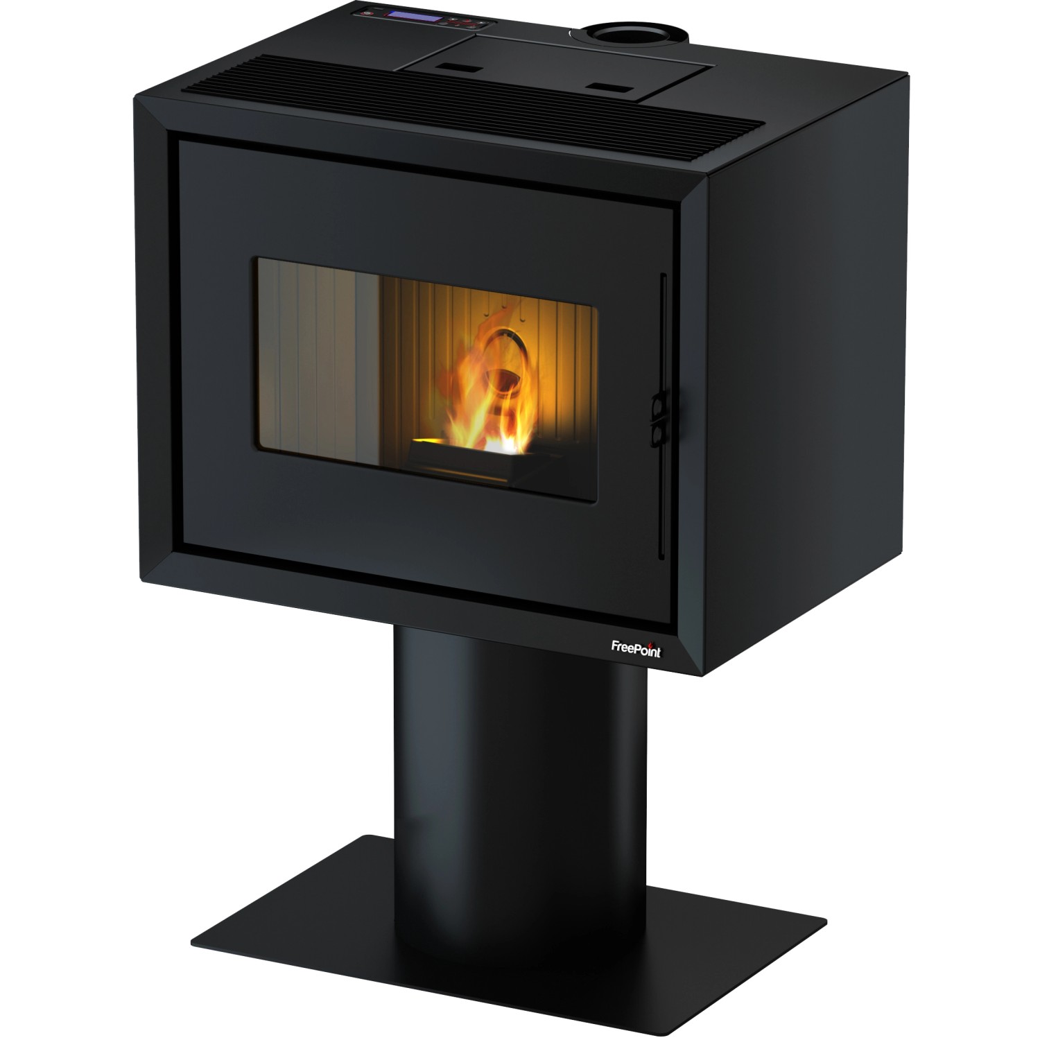 Freepoint Pelletofen Modo FreePoint Pelletofen Modo Stahl Schwarz 9,3 kW