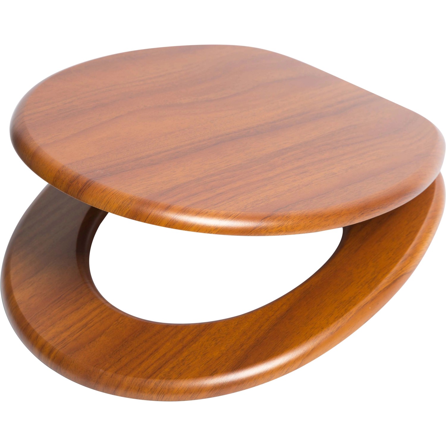 baliv WC-Sitz Lules mit Absenkautomatik Holzkern Braun