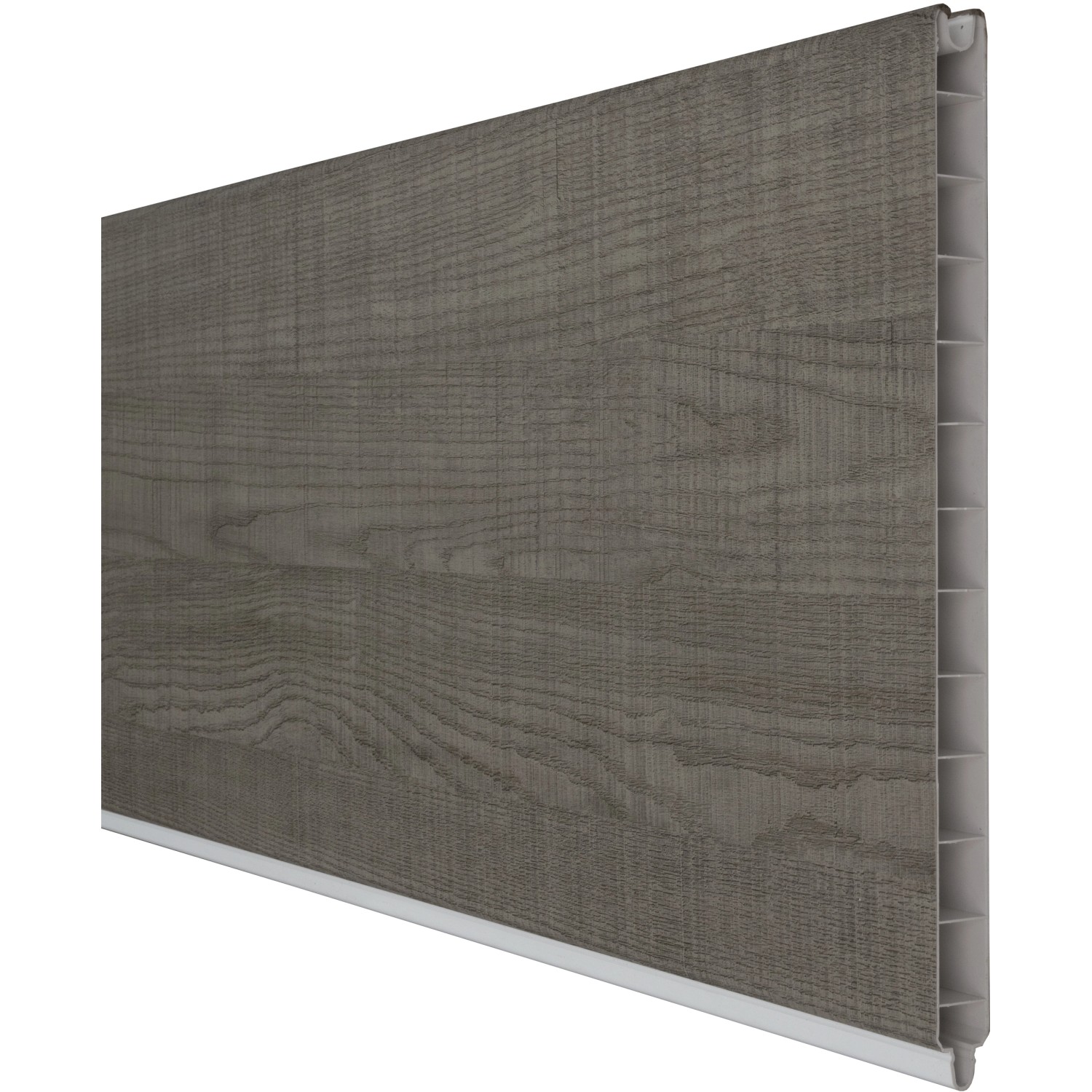 GroJa BasicLine Einzelprofil 180 cm x 30 cm x 1,9 cm Grey Ash Cut