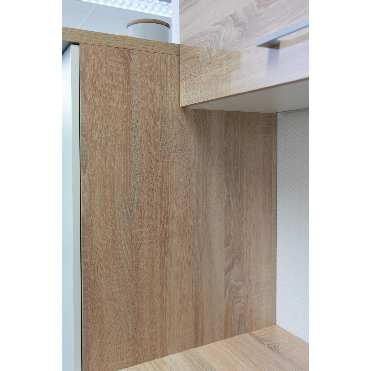 Flex-Well Classic Küchenzeile Florida 210 cm Weiß - Sonoma Eiche