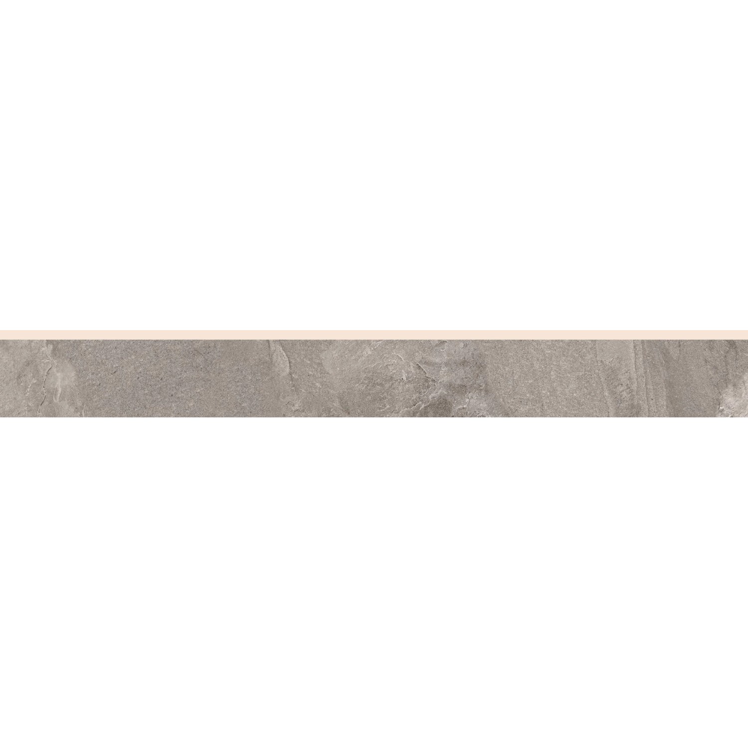 Feinsteinzeug Ground Sockel Grey glasiert matt 60x6x0,9cm