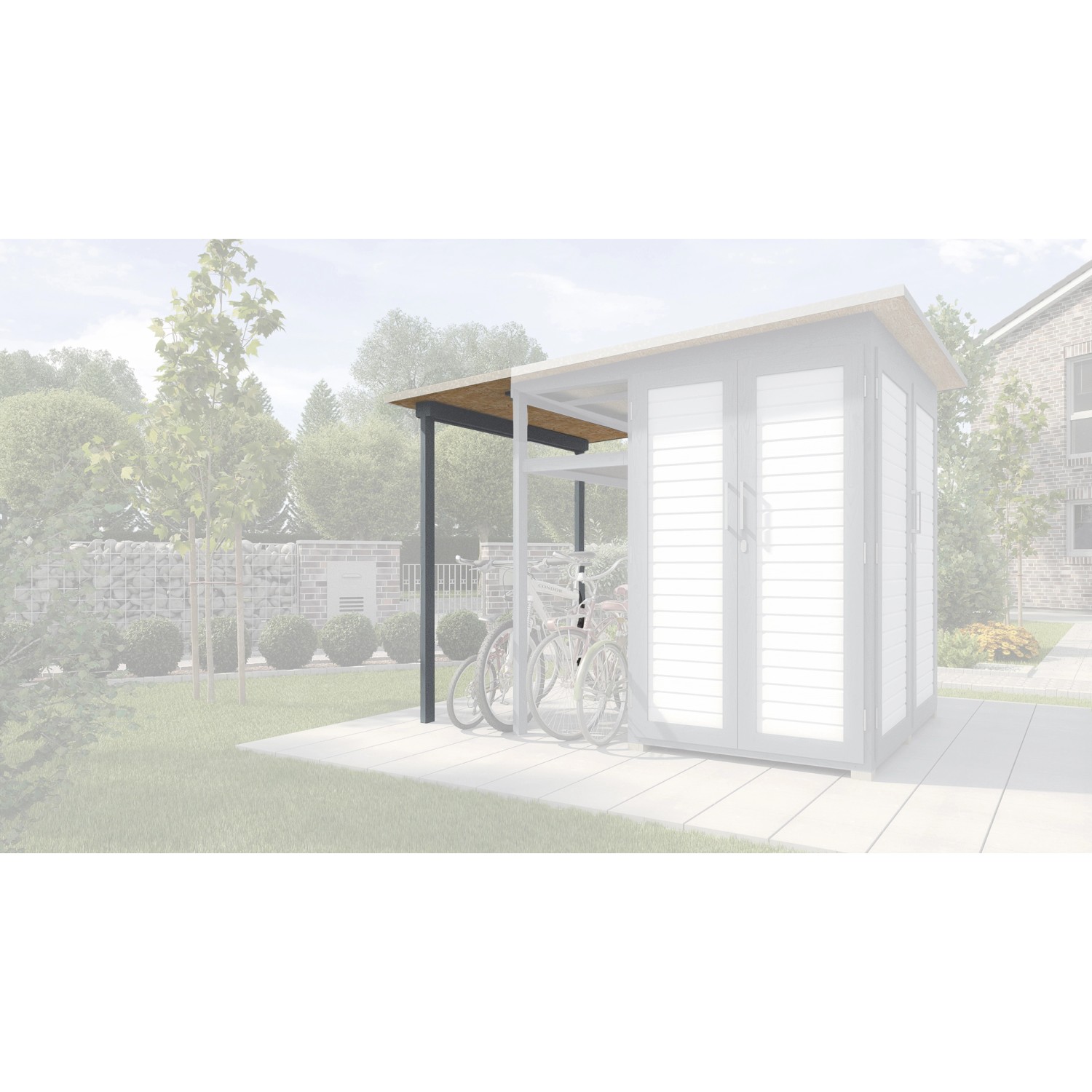 WEKA Modul Family Erweiterung für Garten Q Multi Grau