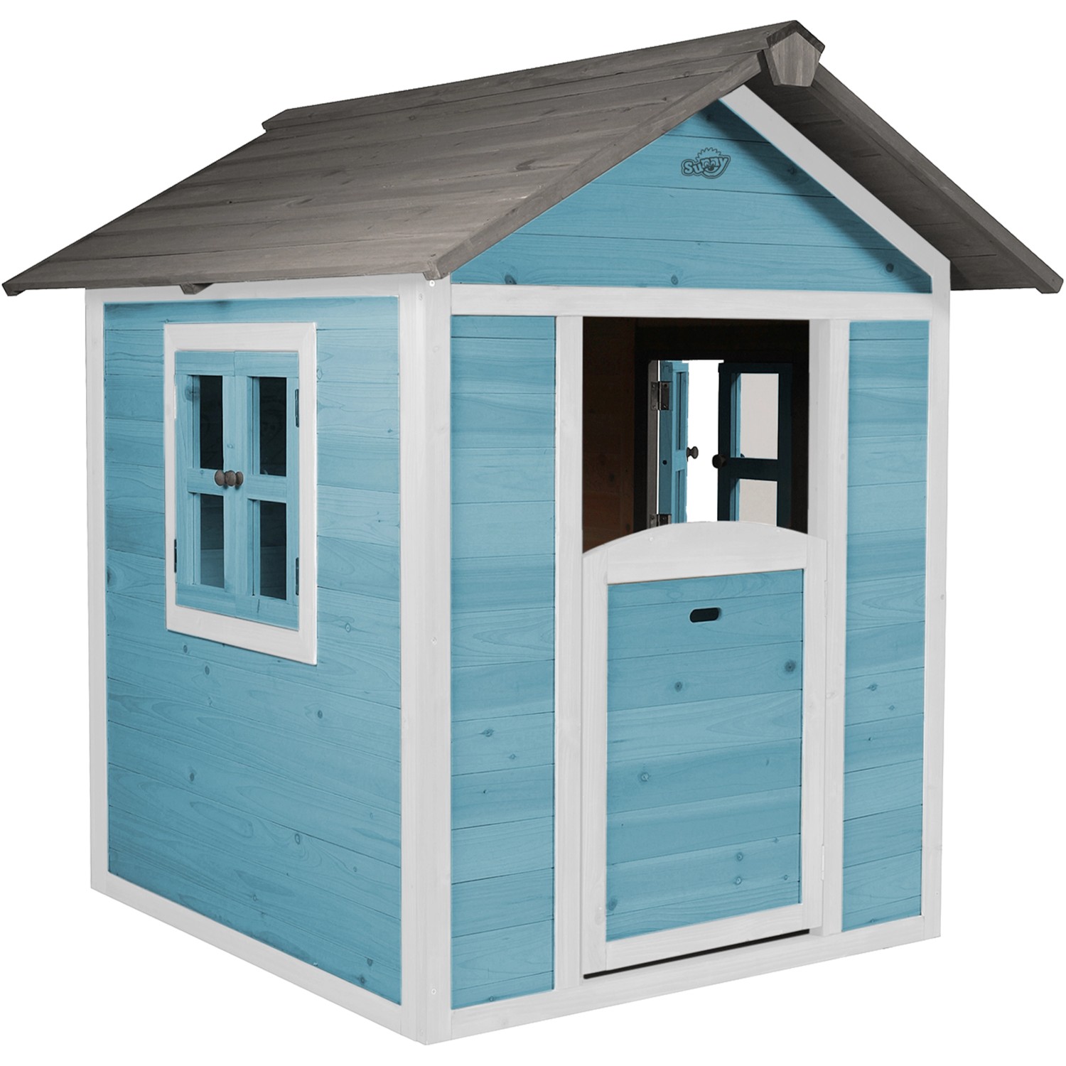 Axi Lodge Spielhaus Karibisches Blau 135 x 111 x 133 cm