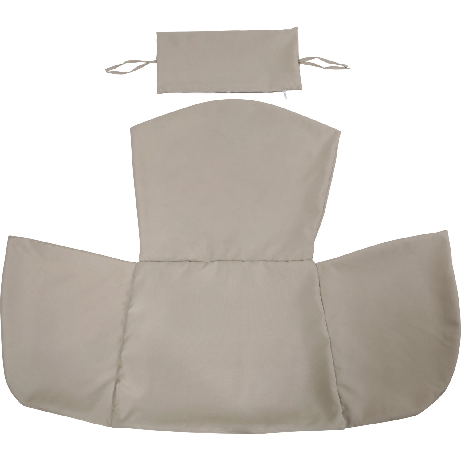 (Ersatz-)Kissenbezugs-Set für Shorea Hängesessel Wicker Natur