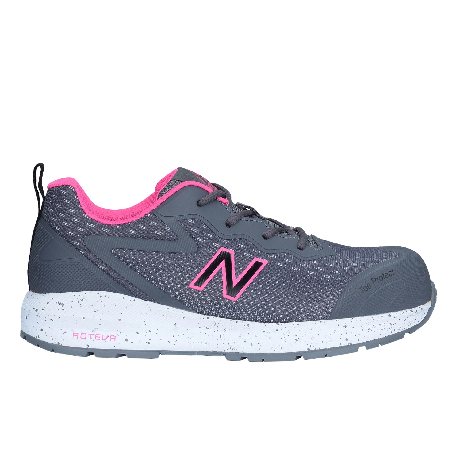New Balance Sicherheitsschuhe Logic Womens S1 PL Grau-Pink Gr. 41,5