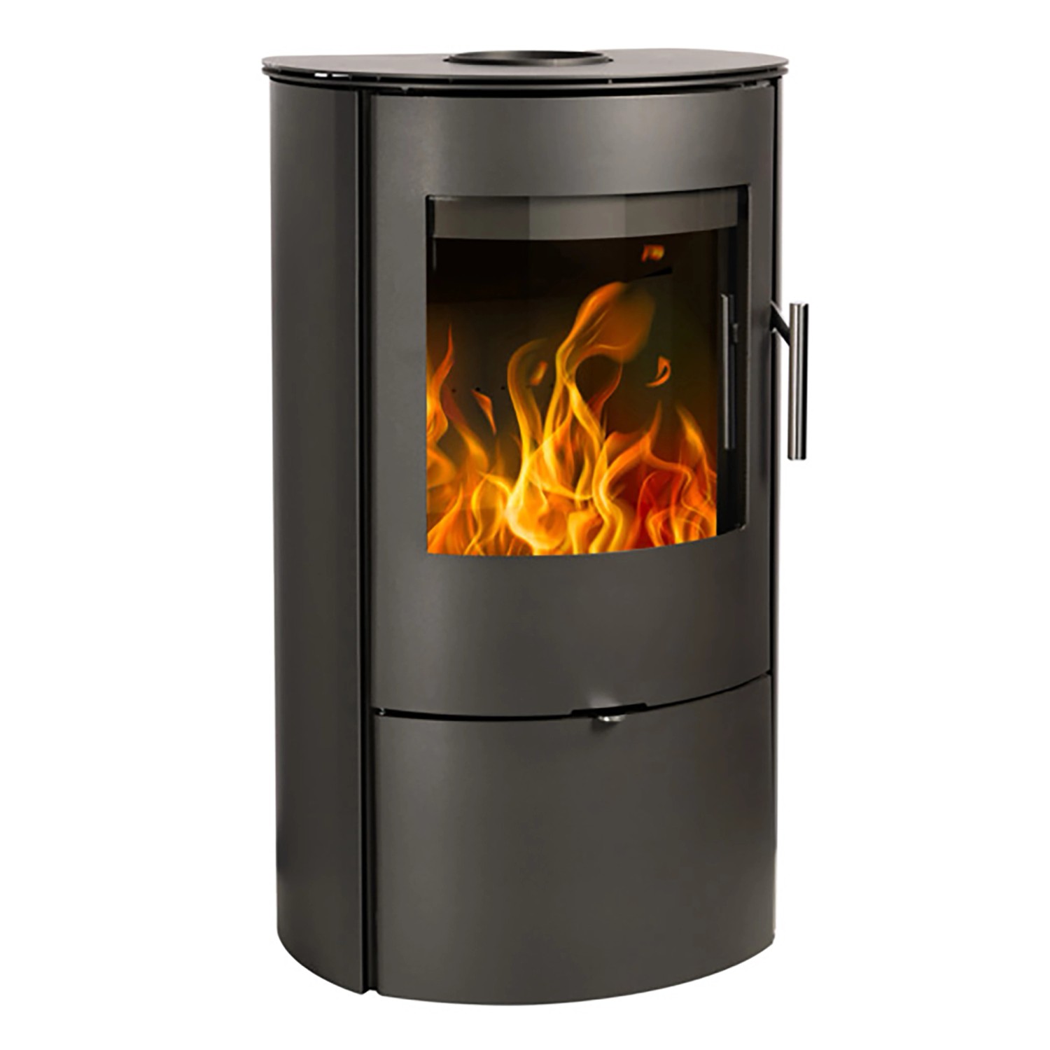 Haas+Sohn Ficus Kaminofen Stahl Schwarz 5 kW