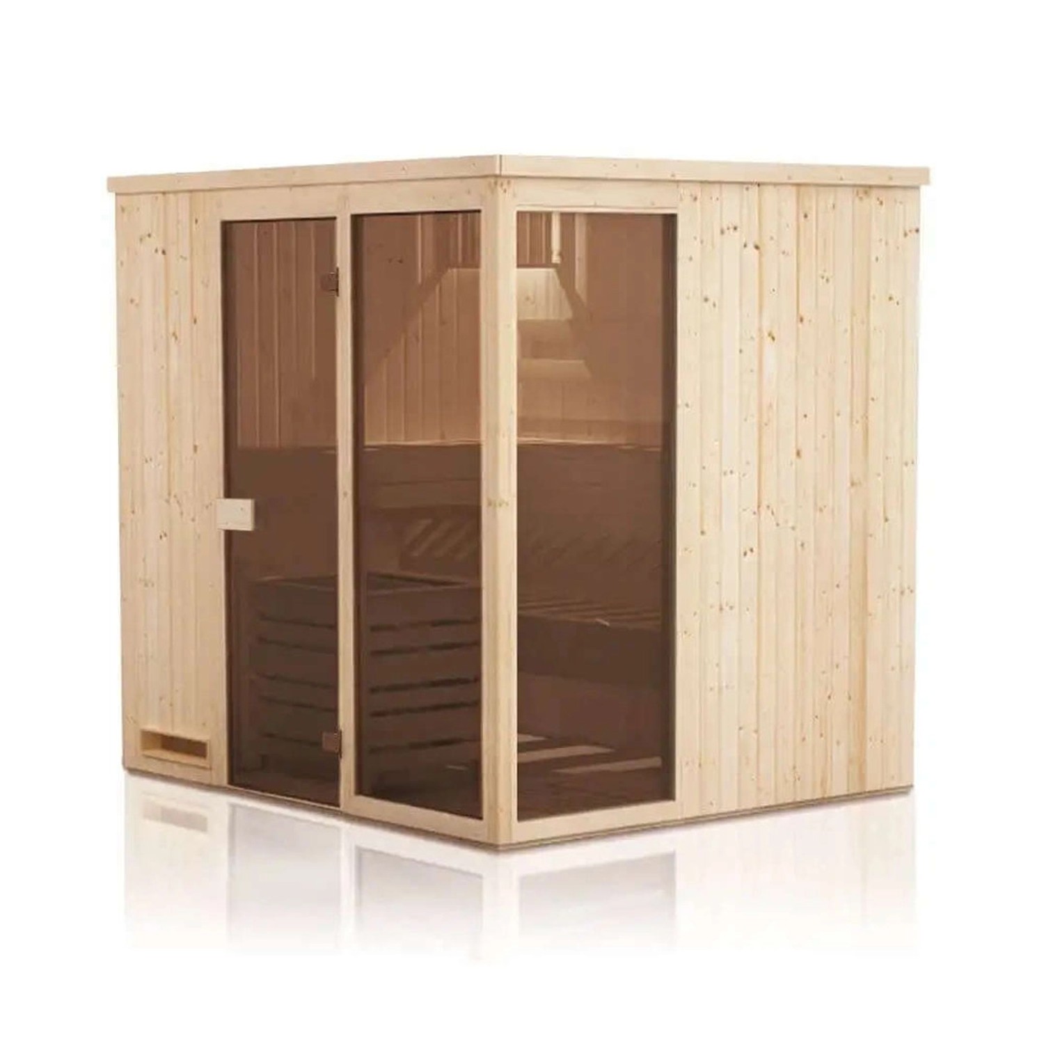 Finntherm Sauna Oda 2018 Naturbelassen 194 cm x 175 cm