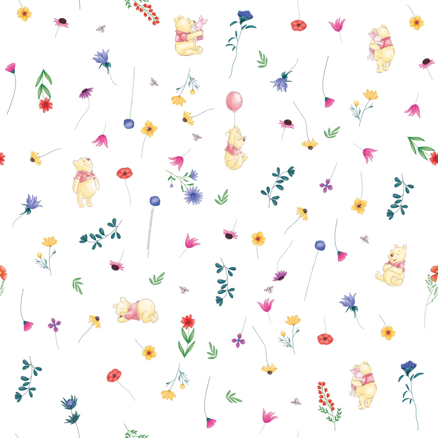 Komar Fototapete Vlies Winnie Pooh Summer  53 x 10,05 cm