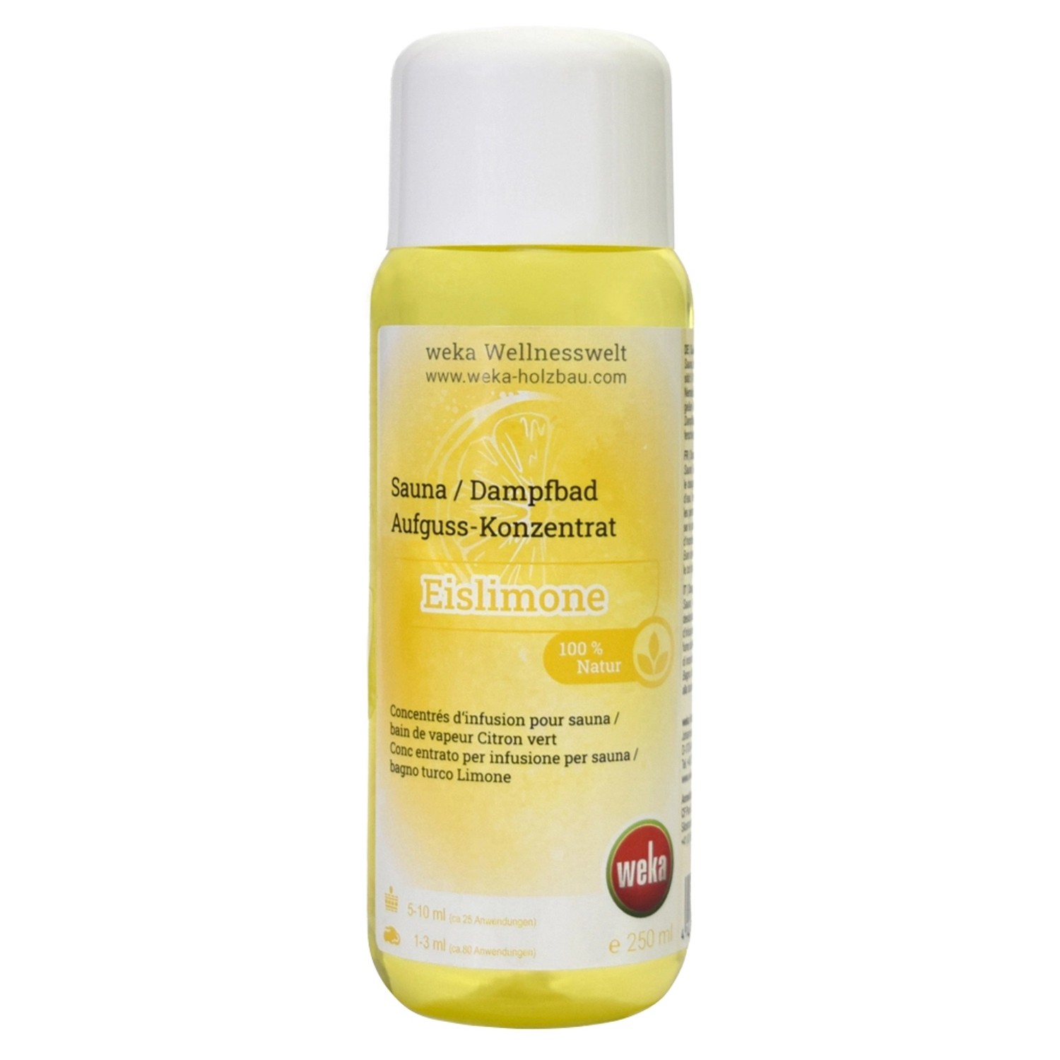 WekaPur Sauna-/Dampfbadduft Eis Limone