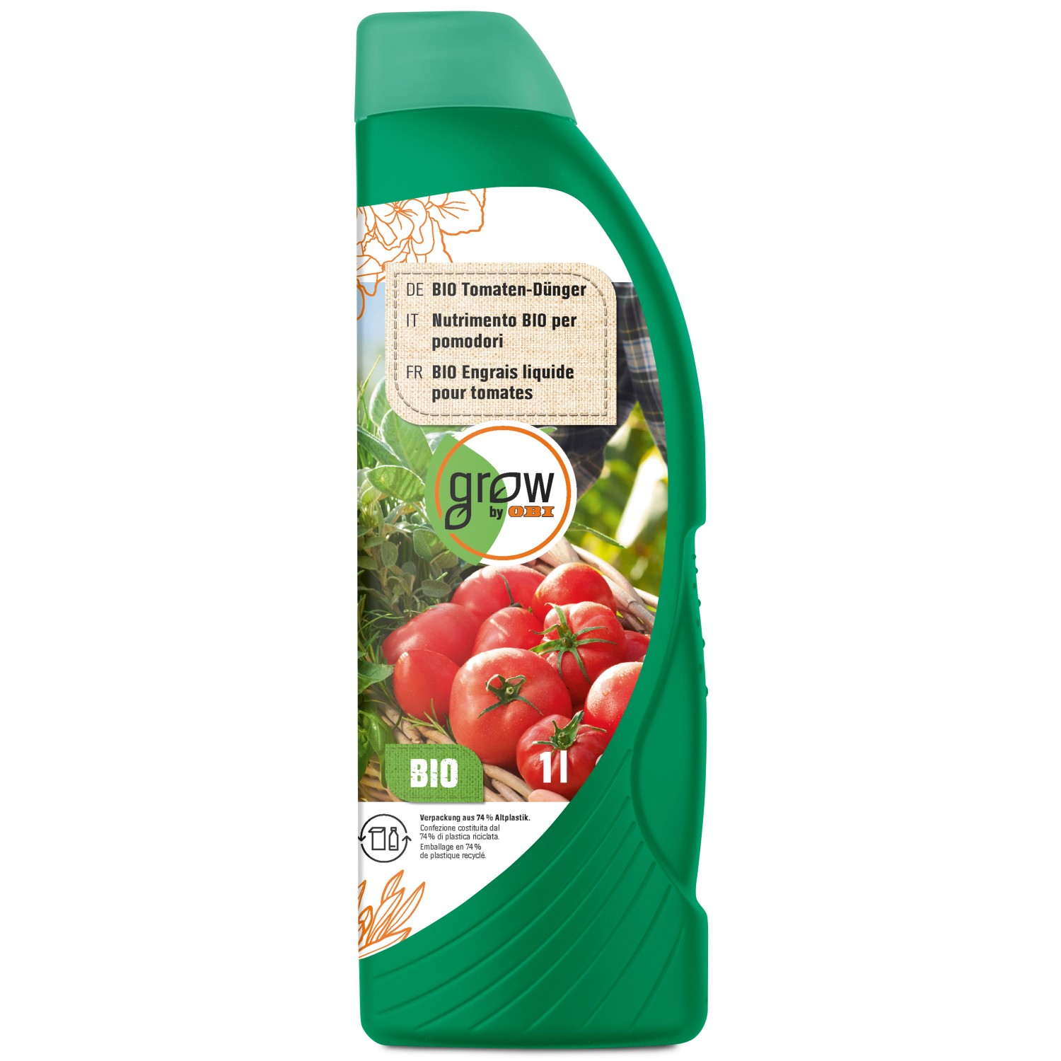 GROW by OBI BIO Tomaten-Dünger, 1l