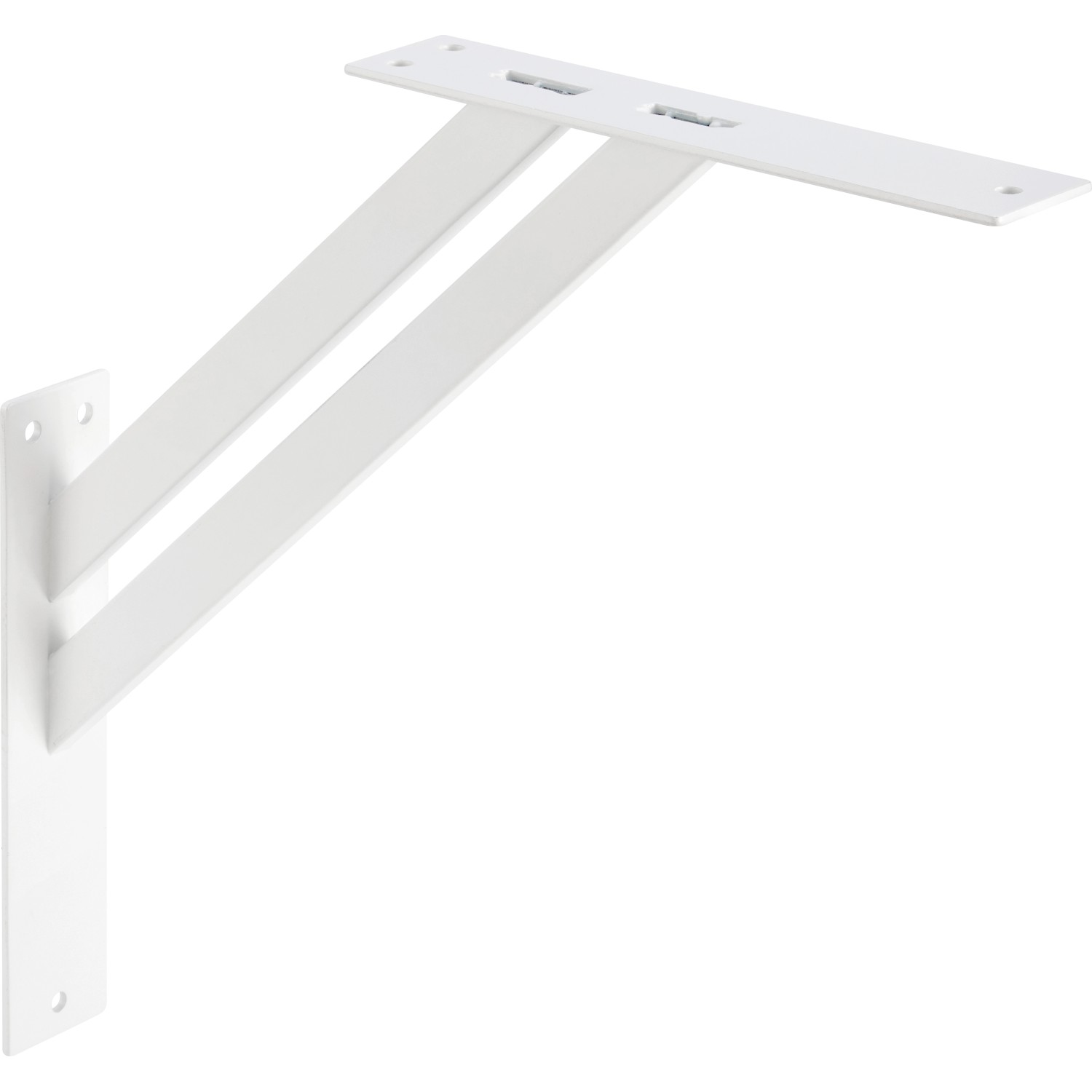 Metall-Konsole 4 cm x 30 cm x 30 cm Weiß