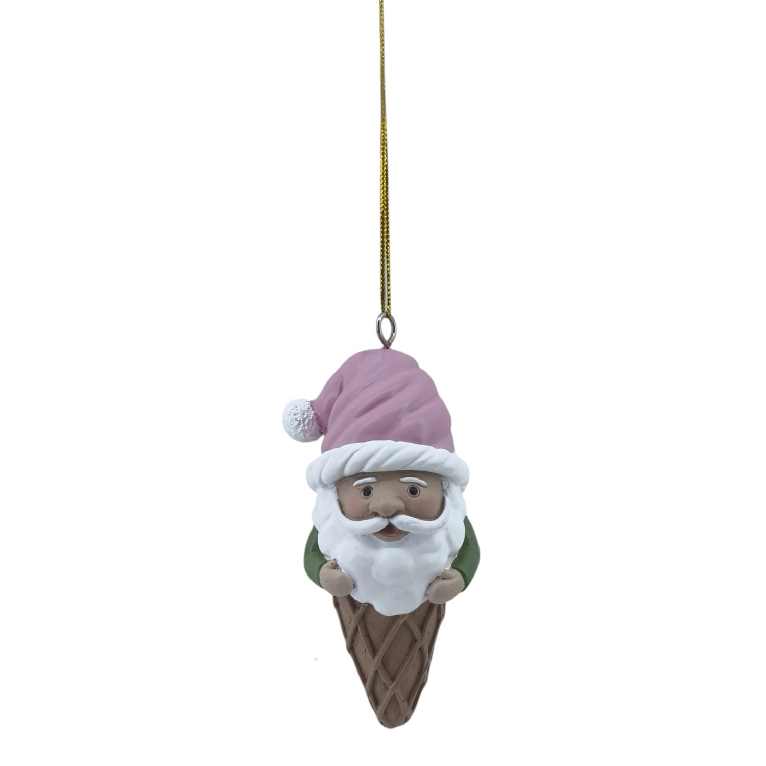 Dekofigur Anhänger Weihnachtsmann 11,5 cm