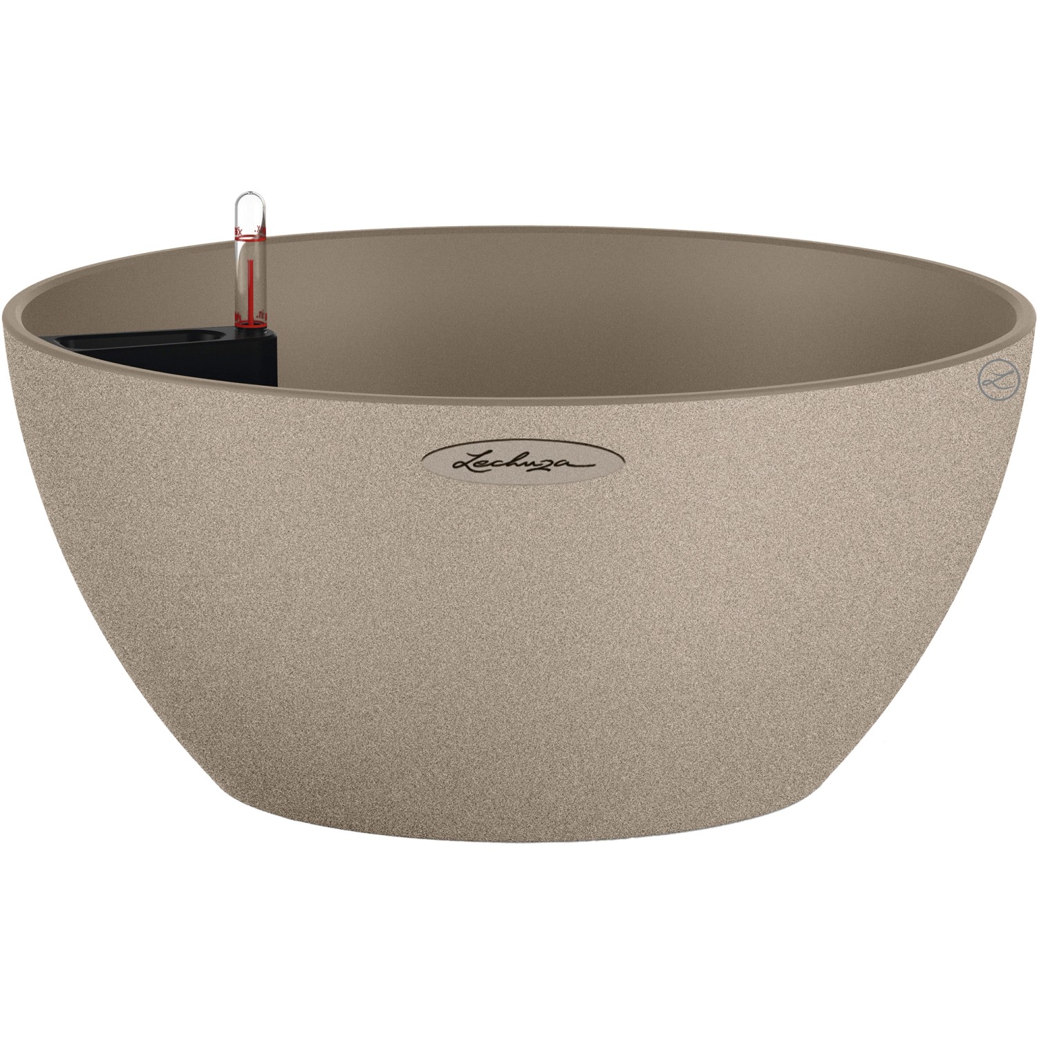 Lechuza® Pflanzgefäß Cubeto Stone 40 Sandbeige Ø 40 cm