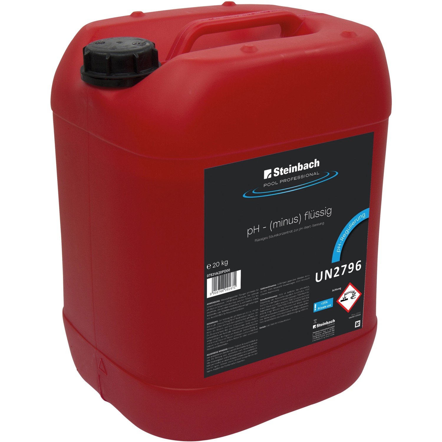 Pool Professional pH Minus flüssig 20 kg