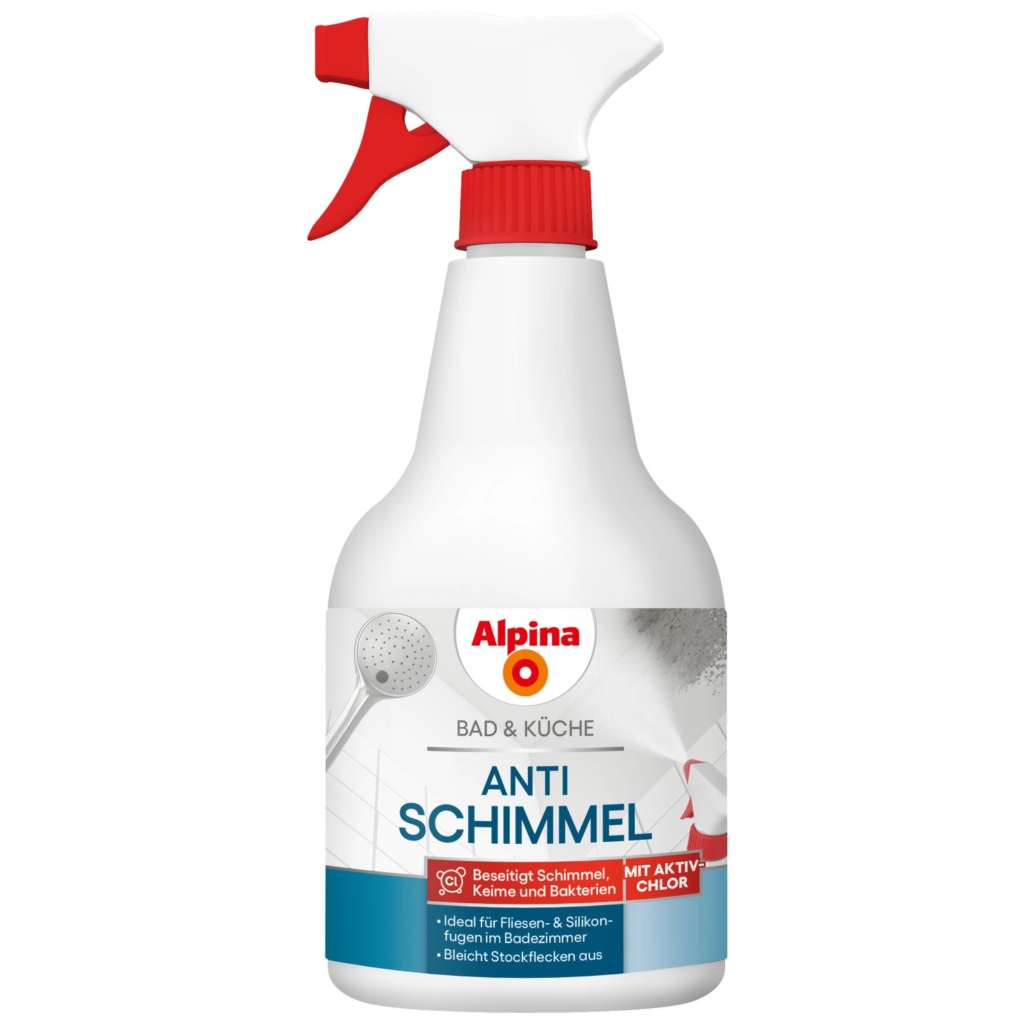 Alpina Anti-Schimmel Reiniger Bad & Küche Chlorhaltig 500 ml