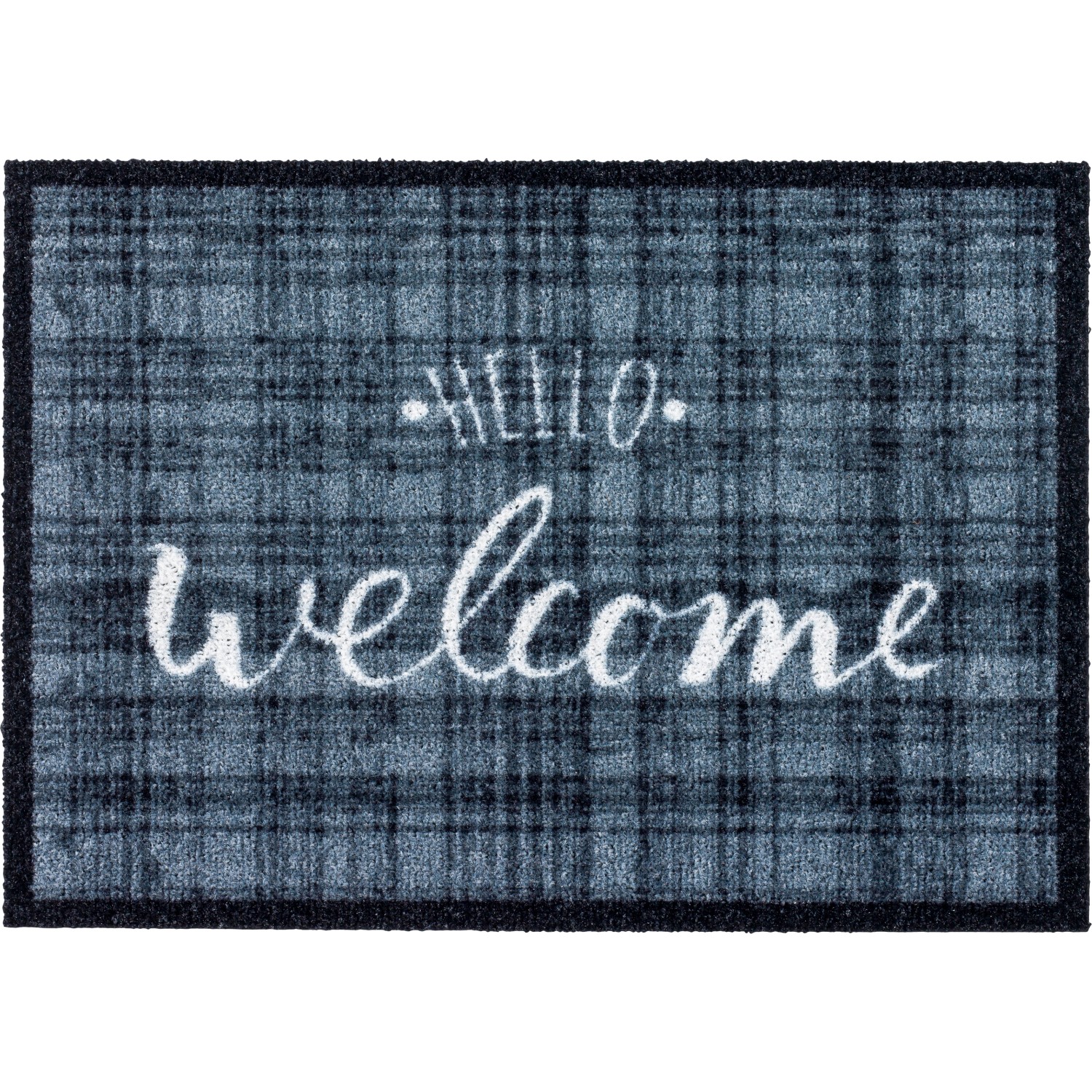 Astra Fußmatte Deco Brush 50 cm x 70 cm Hello Welcome