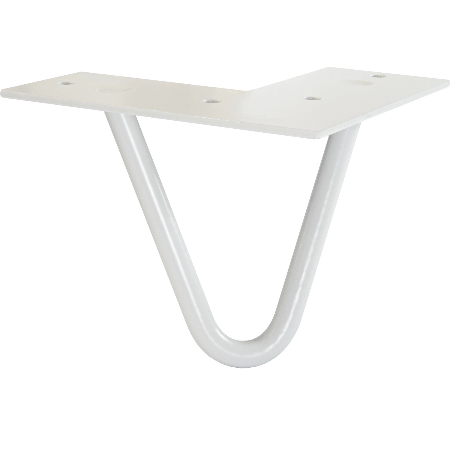 Wagner Möbelbein Hairpin L 100 mm Light Grey