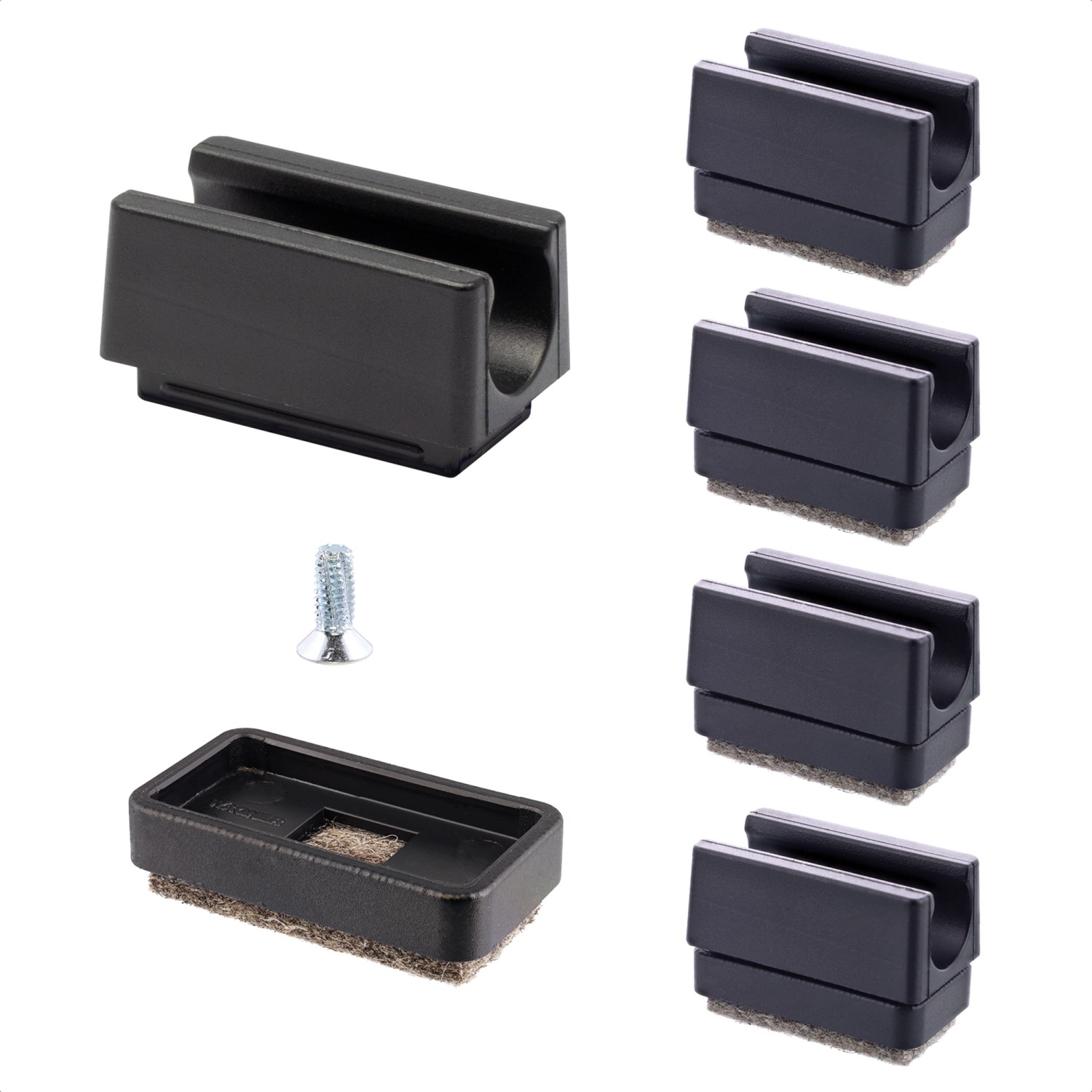 Wagner Gleiter-Set QuickClick String EH7700 für Rohr Ø 11 mm Braun 4-tlg.