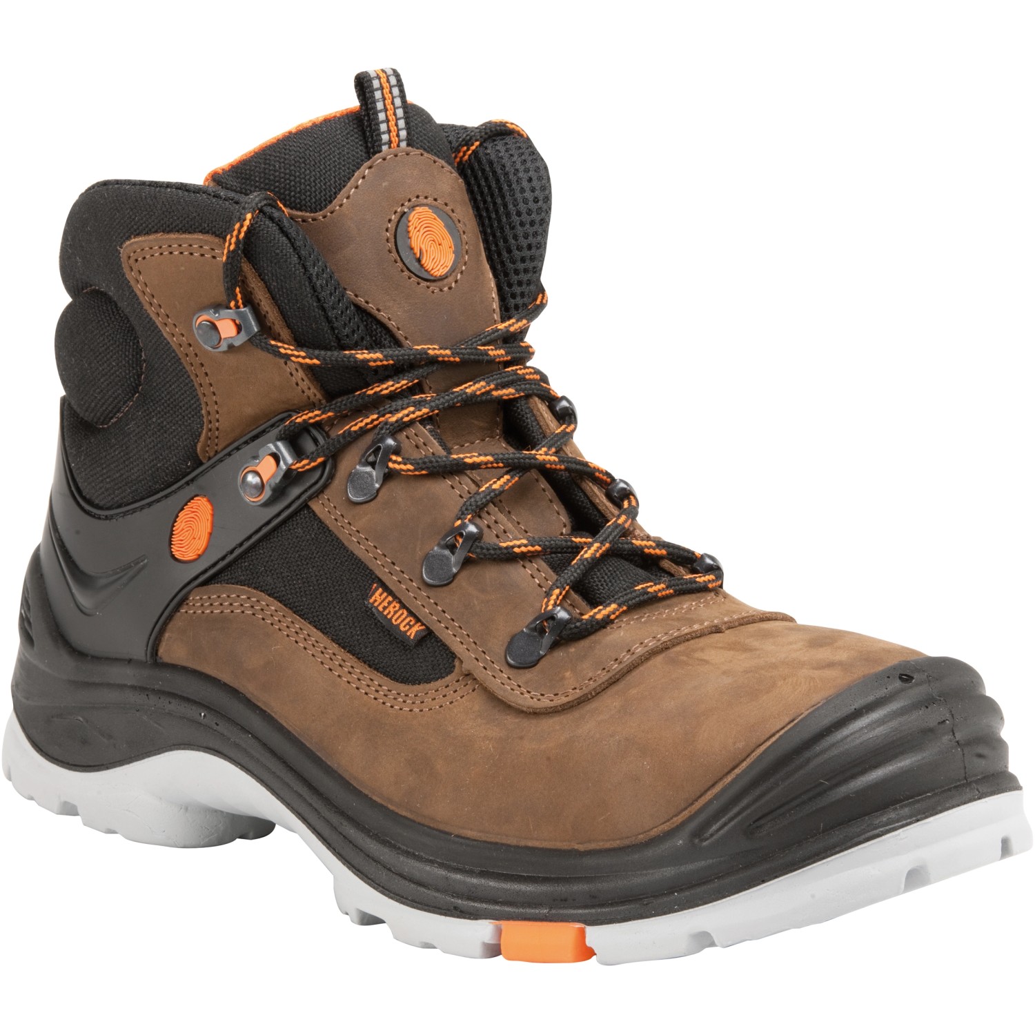 Herock Schuhe Magnus High Compo S3 Braun 42