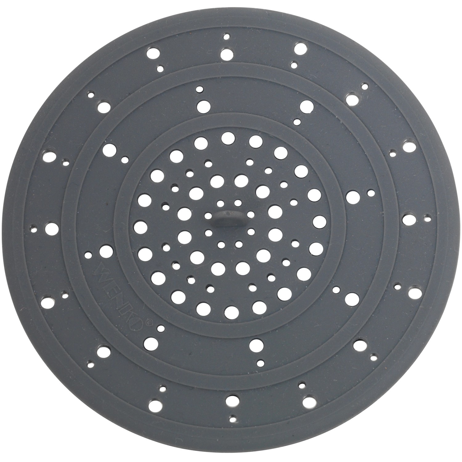 Wenko Abflusssieb Silikon Grau Ø 12 cm