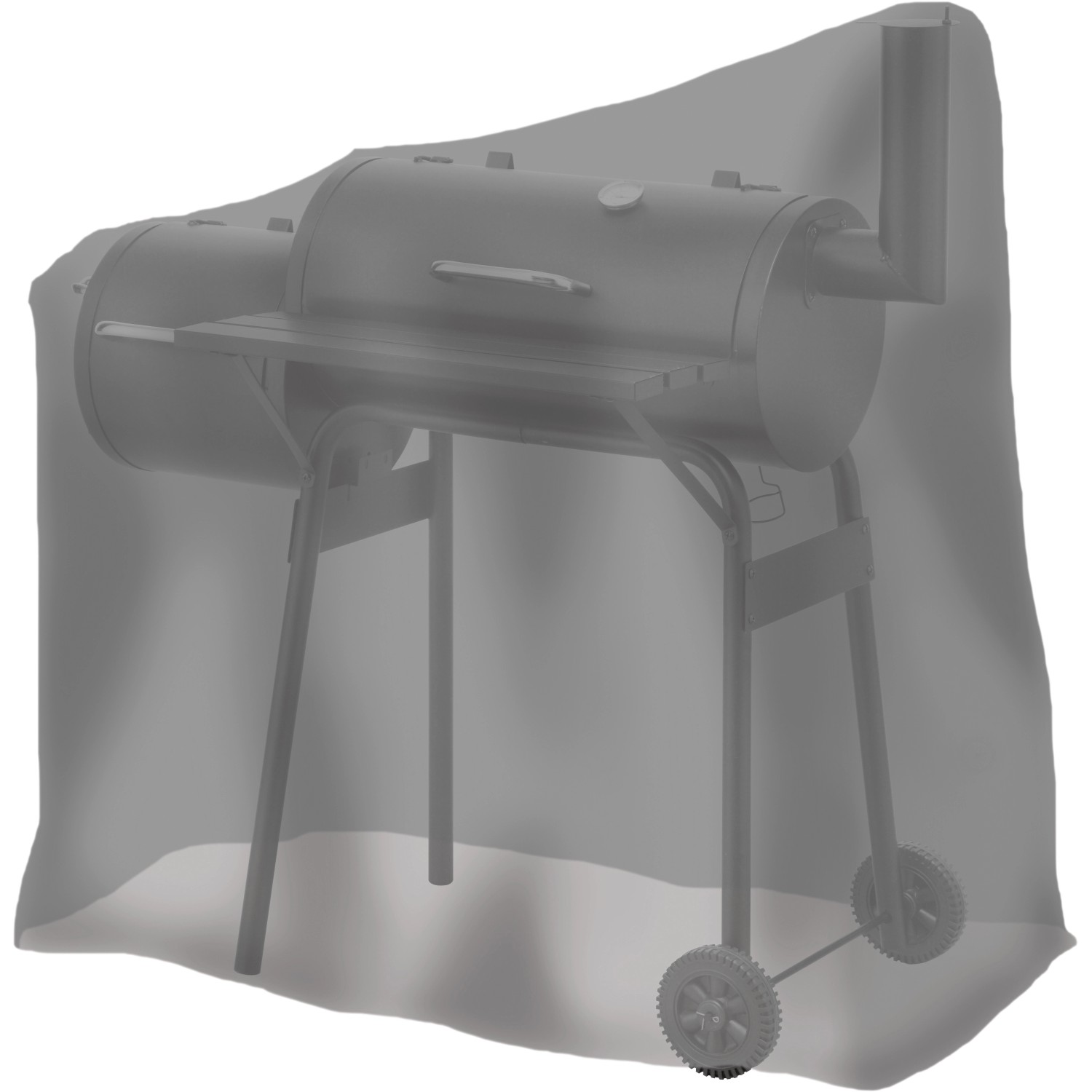 tepro Universal Abdeckhaube für Smoker klein ca. 114 cm x 109,2 cm Anthrazit