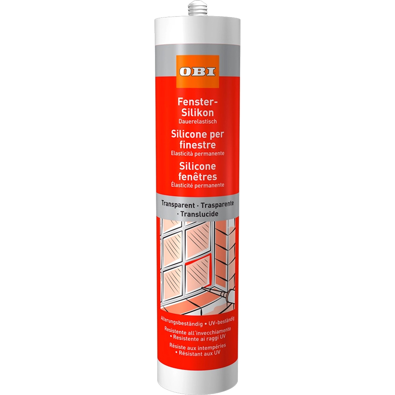 OBI Fenster-Silikon Transparent 310 ml