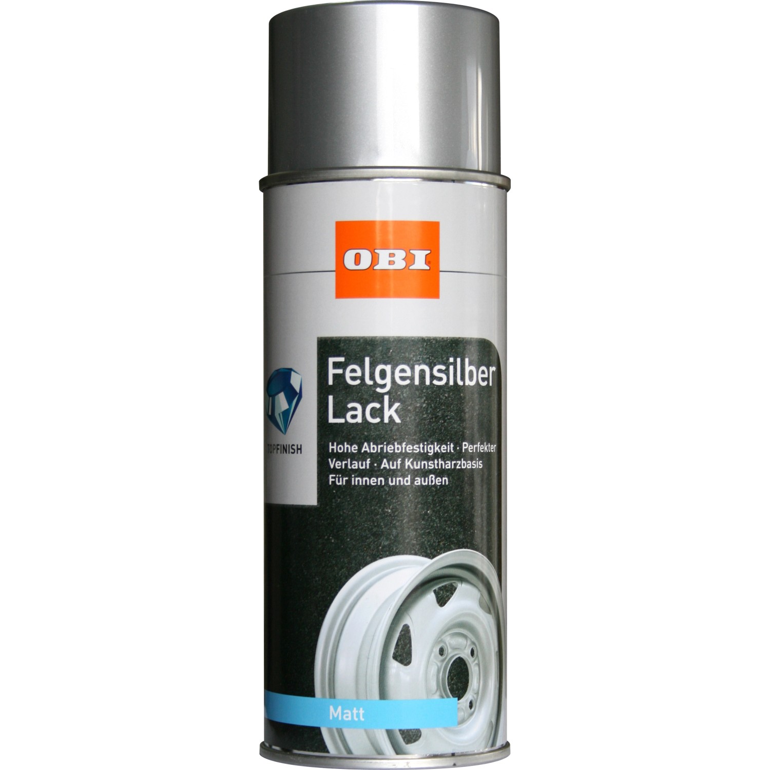 OBI Felgensilber Lack Spray Silber matt 400 ml