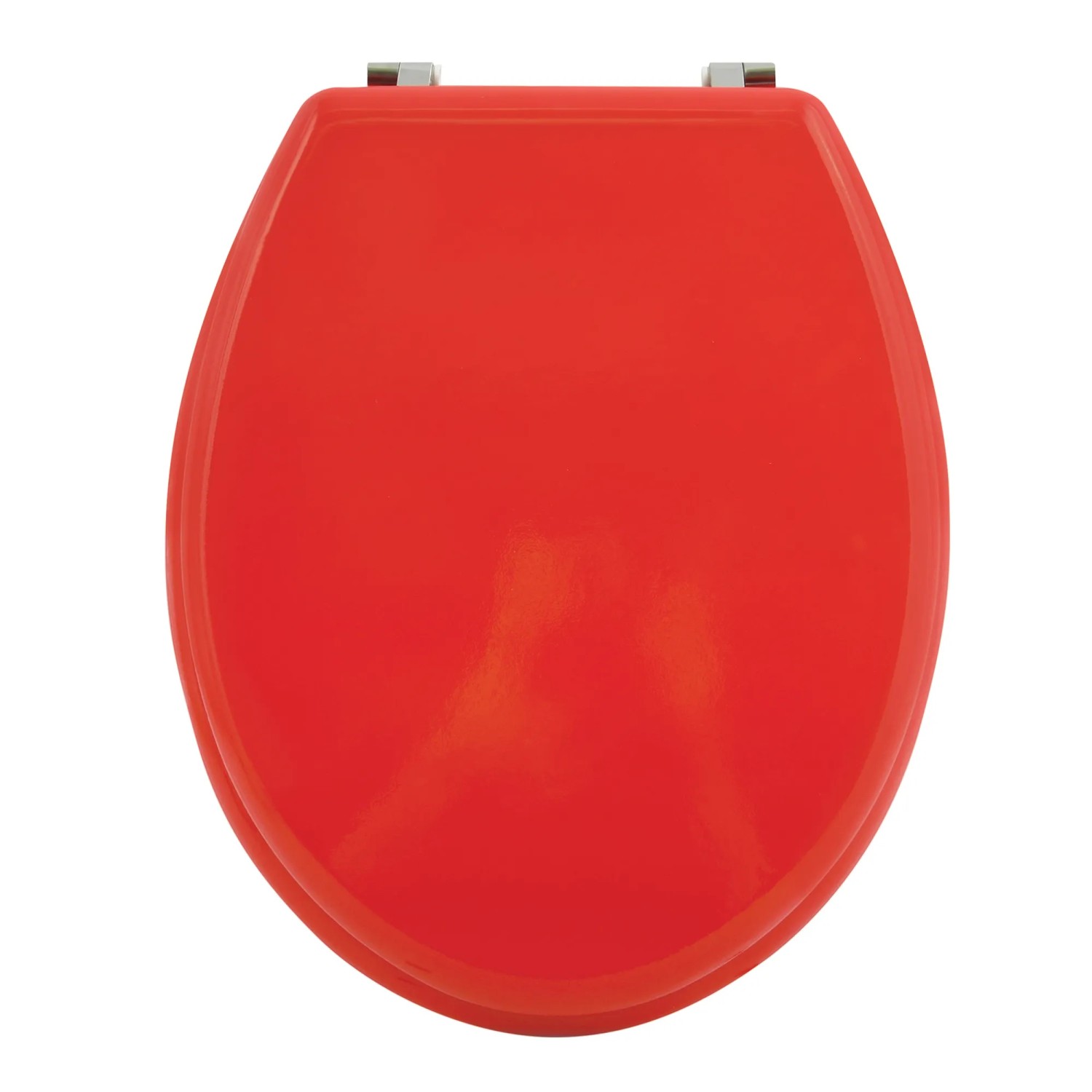 MSV WC-Sitz Cleo MDF 45 cm x 37 cm x 5,6 cm Rot Glänzend