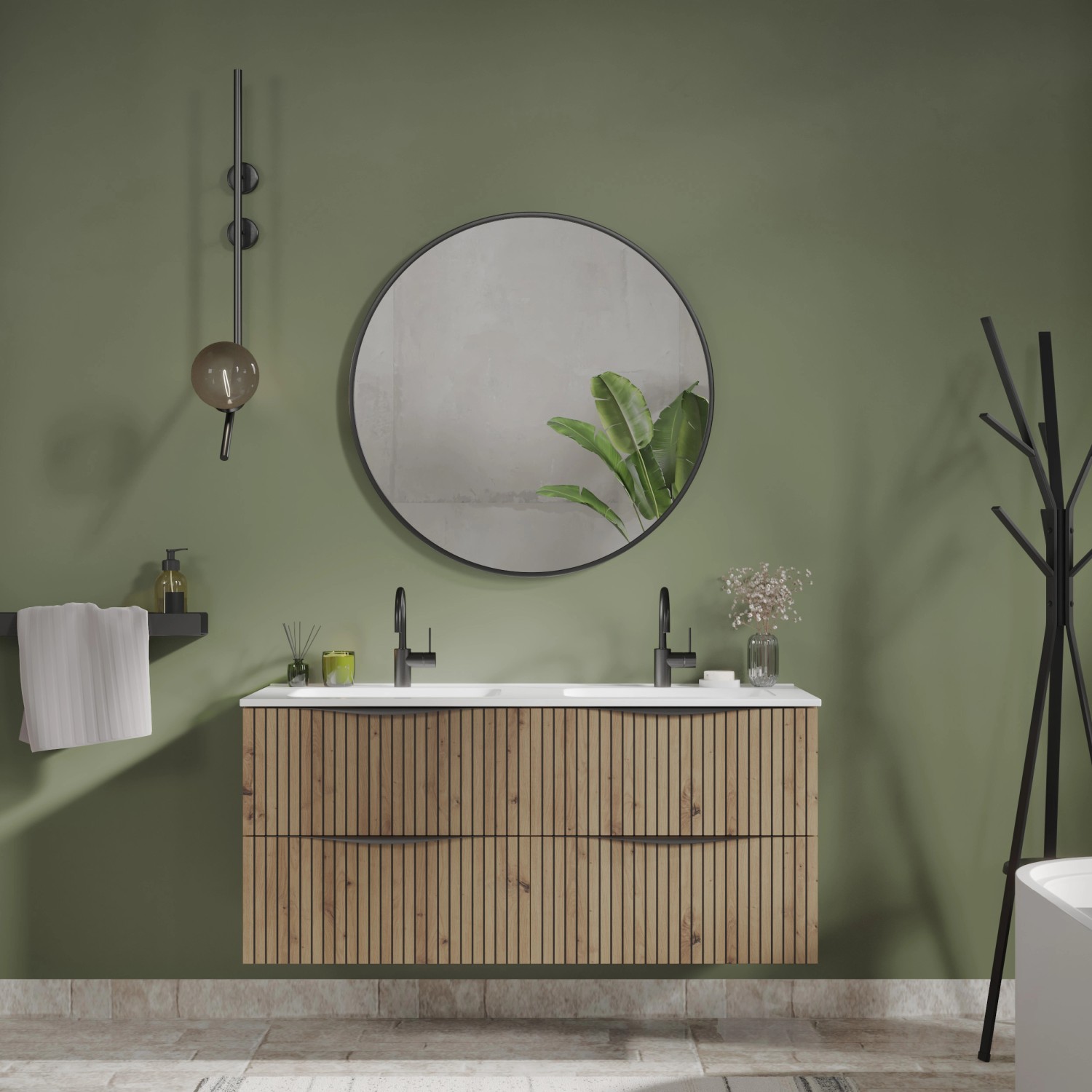 Randal Badmöbel Sakai 120 cm Eiche